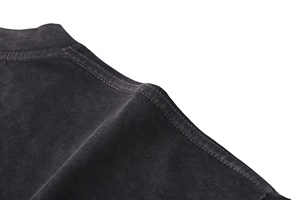 Nouvelle mode lourd 100% coton ample Vintage T-shirt impression personnalisée Logo hommes détresse surdimensionné T-shirt 2026 - Product Image 4