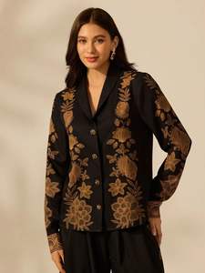 Bohemian Lover Classic Vintage Free Suzani Jacket Llamativo Multicolor Bordado Tailandés Trim Tejido Algodón para Otoño Invierno - Product Image 3