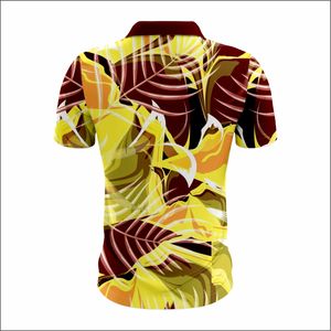 Logo personnalisé imprimé sublimé Polo T-Shirt séchage rapide manches courtes Floral Golf Polo T-Shirt polyester personnalisé Polo - Product Image 6