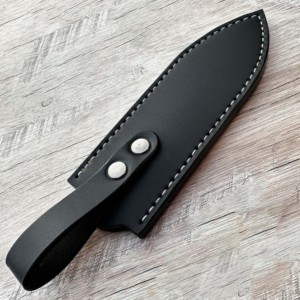 Funda de Cuero de Grano Rico Multiusos Hecha a Mano de Alta Calidad para Cuchillos de Hoja Fija - Product Image 4