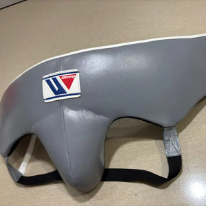 Garde d'aine de protection de boxe professionnelle de haute qualité avec conception respirante en cuir véritable pour hommes MS-GG-19 - Product Image 3