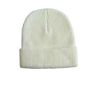 Gorro de Punto Personalizable 100% Algodón a Rayas para Hombre, Gorro de Invierno Cómodo con Impresión de Logotipo, Diseño de Imagen Elegante 2026 - Product Image 1