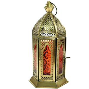 Sustainable Modern Designer <b>Gold</b> Finished Metal <b>Lantern</b> Home Decoration & Wedding Party Decoration Candle <b>Lantern</b> - Product Image 3