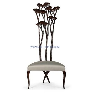 Juego De 2 Sillas De Jardín De Interior De Aluminio Hogar Y Resorts Sillas De Mesa De Comedor Muebles De Boda Nuevas Sillas Elegantes Al Mejor Precio - Product Image 5