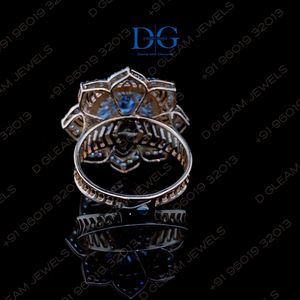 Moissanita de 5 Quilates, Corte Redondo, Engaste de Puntas, Oro Amarillo de 14K, Certificado IGI, Joyería Fina Étnica, Regalo para Boda, Compromiso, Fiesta, Aniversario - Product Image 4