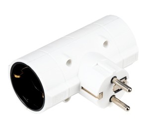 อะแดปเตอร์ชูโก้แบบสองด้านสีขาว (ไซมอน CL118802) - Product Image 2