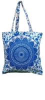 Sacs ECO WORLD Sacs à main en coton biologique bohème pour femmes imprimés sur mesure XL Sac fourre-tout écologique en toile avec poignée intégrée Sac messager