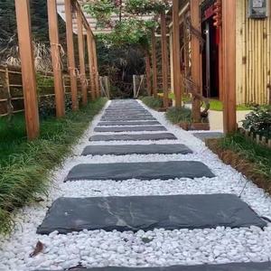 Marchepieds antiacide-érosion naturels de qualité supérieure Pavés irréguliers de chemin de jardin rustique pour les allées extérieures Hôtels Villas - Product Image 6