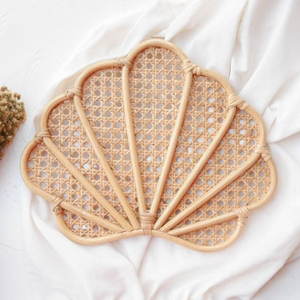 Adorno hecho a mano encantador regalo de decoración para habitación de bebé guardería tapices de ratán tejido decoración del hogar - Product Image 3