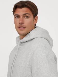 เสื้อฮู้ดกีฬาแบบแอคทีฟผู้ชายและผู้หญิงเสื้อสเวตเชิ้ตสีเทาแบบมีฮู้ดคอเสื้อมีกระเป๋าสำหรับวิ่ง100% ผ้าฝ้ายฤดูหนาว - Product Image 2