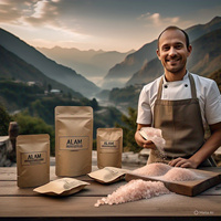Sal del Himalaya Rosa Claro Orgánica, Certificada por HACCP, Gránulos Finos y Gruesos, Empaque Personalizado, Apoyo Inmunológico, Gestión de Energía, Cocina
