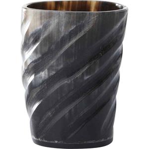 Tasse à corne à boire américaine de style buffle avec poignée Capacité personnalisée écologique polie naturelle pour cadeau d'affaires bière vin - Product Image 1