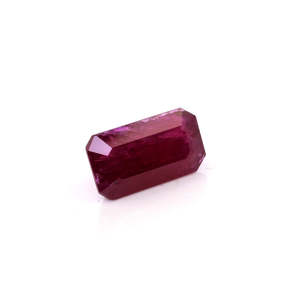Pierre précieuse naturelle de haute qualité, rubis du Mozambique non traité, 6,20 carats, taille octogonale émeraude, couleur grenat, taille coussin, pierre brute - Product Image 3