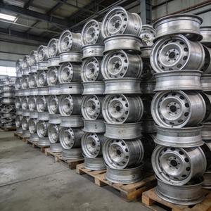 Chatarra de Ruedas de Aleación de Aluminio, 99% Limpia, Ruedas Usadas para Fundición - Product Image 1