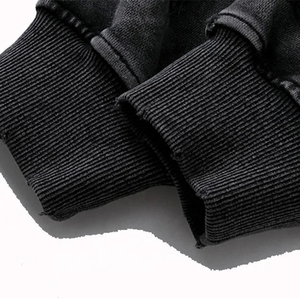 Sweats à capuche personnalisés avec logo lavé à l'acide sérigraphie vêtements de rue de haute qualité pulls surdimensionnés et épais - Product Image 3