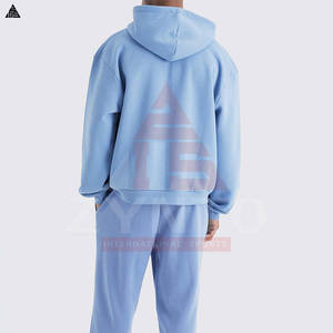 Sweats à capuche gaufrés de qualité supérieure, impression personnalisée, respirants, en coton mélangé, confortables et élégants pour hommes - Product Image 2