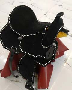 อานม้าหนังแท้คุณภาพพรีเมียม ทำมือ ทนทาน นั่งสบาย สำหรับแข่งม้า แบบตะวันตก/อังกฤษ โครงไม้พลาสติก รุ่น Kaamkaaj หมายเลข KKJ04 - Product Image 1