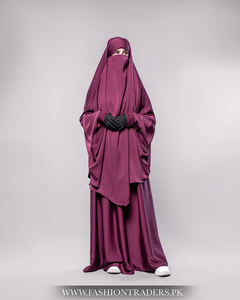 Robe Jilbab Abaya pour femmes musulmanes de style moderne Vêtements islamiques confortables avec une couverture complète pour le quotidien et les voyages - Product Image 5