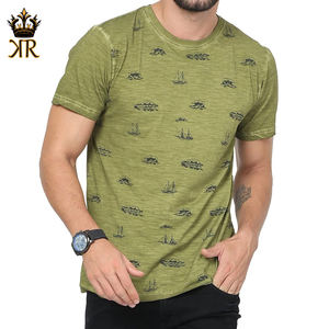 Camiseta Casual de Algodón/Fibra de Bambú para Hombre 2026, Color Sólido con Diseño, Manga Corta Lisa, Precio al por Mayor - Product Image 3