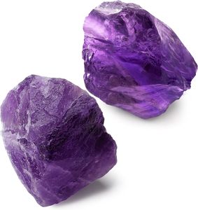 ชิ้นคริสตัลอเมทิสต์ดิบที่ไม่ผ่านการบำบัดสำหรับการกายกรรมเครื่องมือทางจิตวิญญาณหินอเมทิสต์หยาบจำนวนมากสำหรับงานฝีมือคริสตัลอื่นๆ - Product Image 1