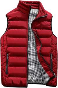 Nouveauté Gilet matelassé pour homme de haute qualité imperméable coupe-vent respirant col montant style décontracté toile pour l'hiver faible MOQ - Product Image 5