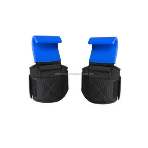 Crochets métalliques pour musculation, sangles en nylon anti-déchirure, poignées, crochet d'assistance personnalisé pour tractions, pour exercices de force - Product Image 5