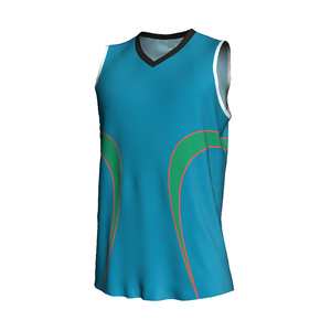 Camiseta de Baloncesto Sublimada Personalizada, Cuello en V, Sin Mangas, Poliéster que Absorbe la Humedad, Uniforme de Equipo Unisex para Adultos, Todas las Temporadas - Product Image 1