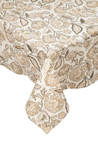 Vintage Digital Printed 100% Cotton <b>Table</b> <b>Cover</b> Beautiful Spring Floral Motif Linen for <b>Table</b> Decor - Product Image 3