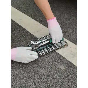 Juego de llaves de carraca de 72 dientes con vasos metálicos multifunción de grado DIY, operación manual, característica Torx - Product Image 2