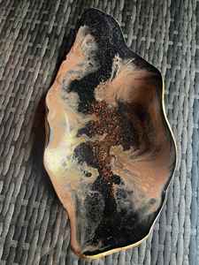 ชามเสิร์ฟเรซิ่นขัดเงาคุณภาพสูง ทำด้วยมือ เป็นมิตรกับสิ่งแวดล้อม ทันสมัย แฟนซี สไตล์โบฮีเมียน ขนาดใหญ่ สำหรับใส่ผลไม้ สลัด หลายสี - Product Image 2