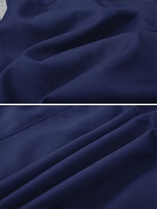 Men's Navy Blue Quick Dry Sport Shorts With Pockets Elastic Waist <b>Mid</b> Length Solid Color Athletic Workout Running Shorts - Product Image 4