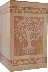 Urnas de cremación de madera hechas a mano modernas para hombres y mujeres Urnas funerarias decorativas a bajo precio - Product Image 3