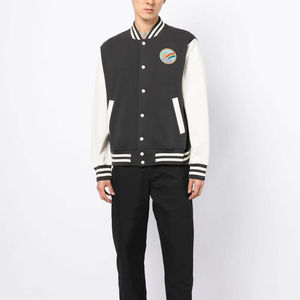 เสื้อแจ็กเก็ตทีมตัวแทนของผู้ชายสไตล์สตรีทแวร์เสื้อแจ็กเก็ตสีแบบกำหนดเอง - Product Image 1