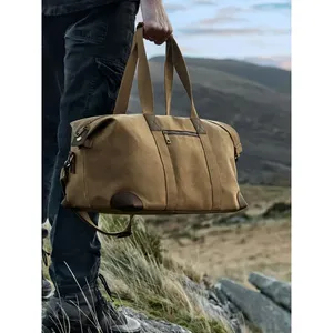 Sac de voyage en toile cirée personnalisé Heritage, sacs fourre-tout promotionnels pour le merchandising - Product Image 1