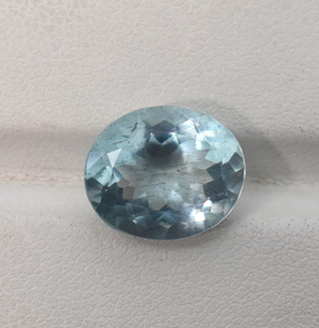 Piedra preciosa facetada aguamarina Natural aguamarina piedra preciosa suelta corte de faceta anillo de piedras preciosas calibradas tamaño piedra aguamarina ovalada - Product Image 2