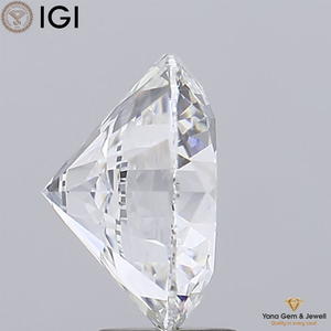 Corte redondo de alta calidad 5,51 CARAT CVD Lab Grown D Color VVS2 Clarity Diamond con certificación IGI - Product Image 4