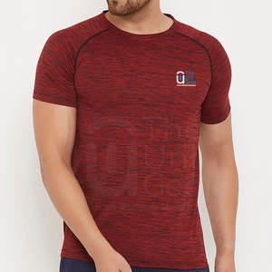 T-shirt pour homme avec logo personnalisable, 100% coton, col rond, vêtement décontracté avec motif uni, style streetwear, écologique, séchage rapide, respirant - Product Image 1