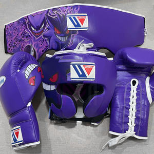 Factory Manufacture Top Quality Ganger Printed Purple Winning <b>Boxing</b> <b>Set</b> For Adults Fitness Training Body Protective MI-BGS-07 - Product Image 1