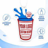 Ambientadores Personalizados para Vehículos con Muestra Gratuita Disponible, Botellas de Fragancia para Coche, Empaque con Logotipo, Hecho de Papel