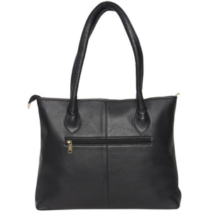 Bolso de hombro de cuero genuino personalizado de gran venta, bolso de hombro de cuero de vaca con bolsillo externo con cremallera natural, bolso bandolera - Product Image 2