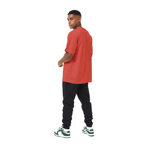 Camiseta de manga corta ligera de secado rápido de calidad superior de gran tamaño de 220 gramos, camiseta de moda de tendencia, ajuste holgado, estampado en blanco de fábrica - Product Image 3