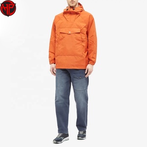 Veste coupe-vent à capuche pour homme, respirante, imperméable, coupe-vent, décontractée, fermeture éclair sur le devant, logo OEM personnalisé - Product Image 1