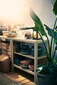 สีเบจเหล็กชุบสังกะสีชั้นวางของชั้นวางในร่มหรือกลางแจ้งสำหรับบ้านโรงแรมและร้านอาหารห้องครัวห้องนั่งเล่นทำในประเทศอินเดีย2023 - Product Image 2