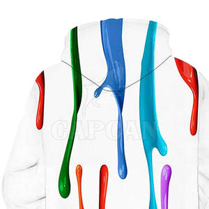 Venta directa de fábrica Nueva llegada Calidad Hombres Sudaderas con capucha largas de gran tamaño Diseño de impresión 3D Logotipo personalizable Patrón sólido de invierno - Product Image 4