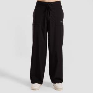 Pantalones Anchos de Cintura Alta para Mujer GAI ARR, Transpirables, Estilo Urbano, en Negro para Primavera, Talla XL, con Efecto Arrugado - Product Image 2