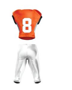 Camiseta de fútbol americano para hombre para niños Logotipo de equipo personalizado sublimación transpirable poliéster Spandex malla de talla grande estilo Vintage - Product Image 2