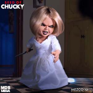 Muñeca Tiffany Seed of Chucky Parlante de 15 Pulgadas, Mini Juguete de Moda para Niñas y Bebés, Modelo Musical de Dibujos Animados de Plástico y Tela DIY - Product Image 3