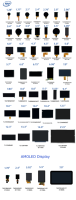 TDO 4.3 5 7 10.4 12.1 12.3 Zoll 1000 Nits 1000 Helligkeit TFT LCD Display RGB LVDS Industrielles HMI Outdoor-Bildschirmmodul