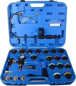 28 Pcs Universal <strong>Radiator</strong> <strong>Pressure</strong> <strong>Tester</strong>, Vacuum Type Cooling System Tool Kit W/Carrying Case - Product Image 2