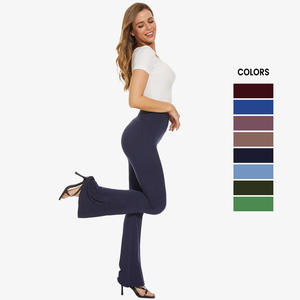 Fabricante de fábrica, pantalones huecos sueltos sin costuras ajustados transpirables personalizados, ropa de moda y fiestas, pantalones ajustados para mujer - Product Image 6